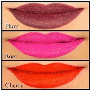 Tori Belle Velvet Kisses Red liquid lip -- ROSE Color